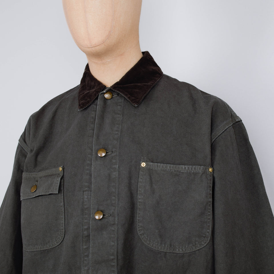 OrSlow Relaxed Fit Oxford Coverall - Army Green