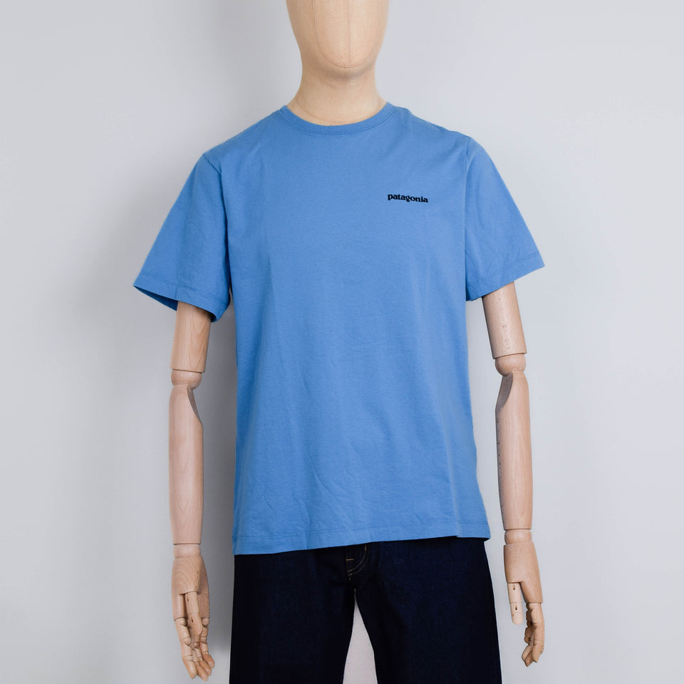 Patagonia P-6 Logo T-Shirt - Shore Blue
