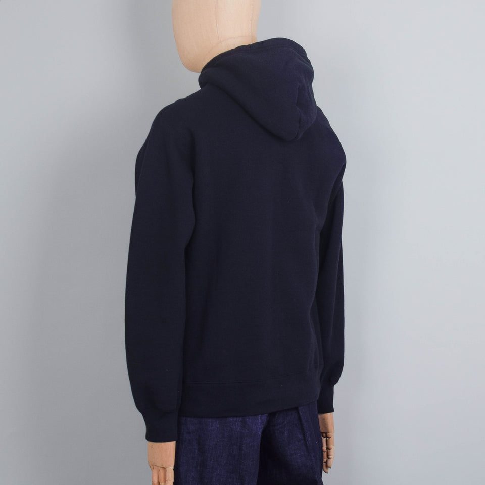 Beams Plus Sweat Pullover Hoodie Raised Back - Black