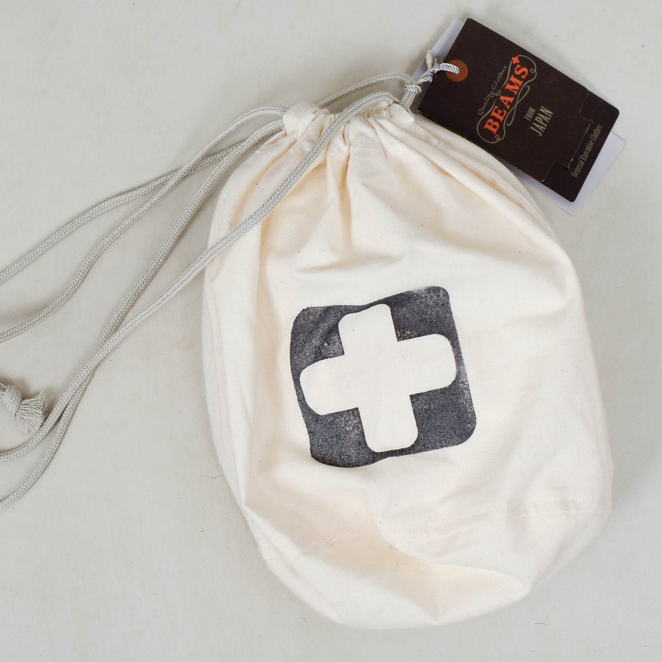 Beams Plus 2 Pack Henley Tee - White