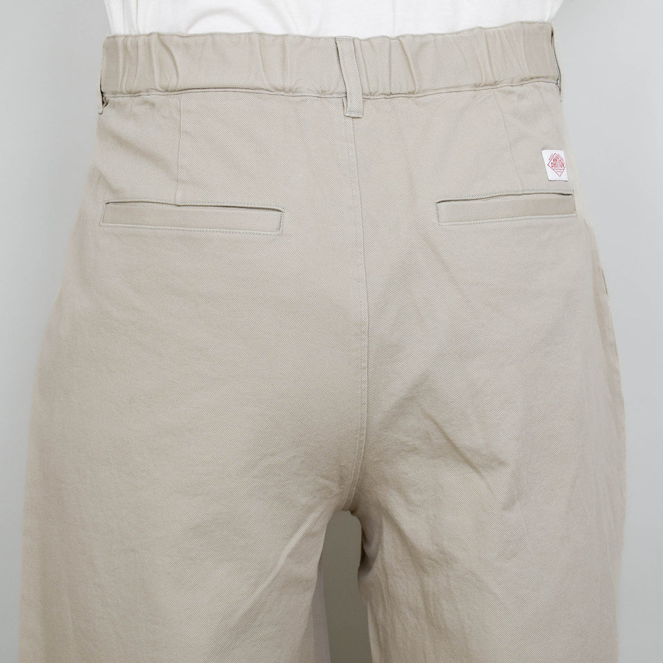 Danton 2 Tuck Wide Pants - Light Beige