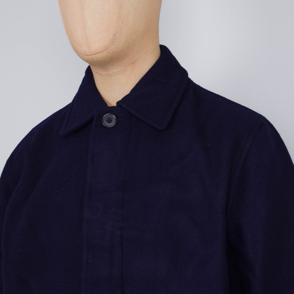 Universal Works Mac Coat Mowbray - Navy