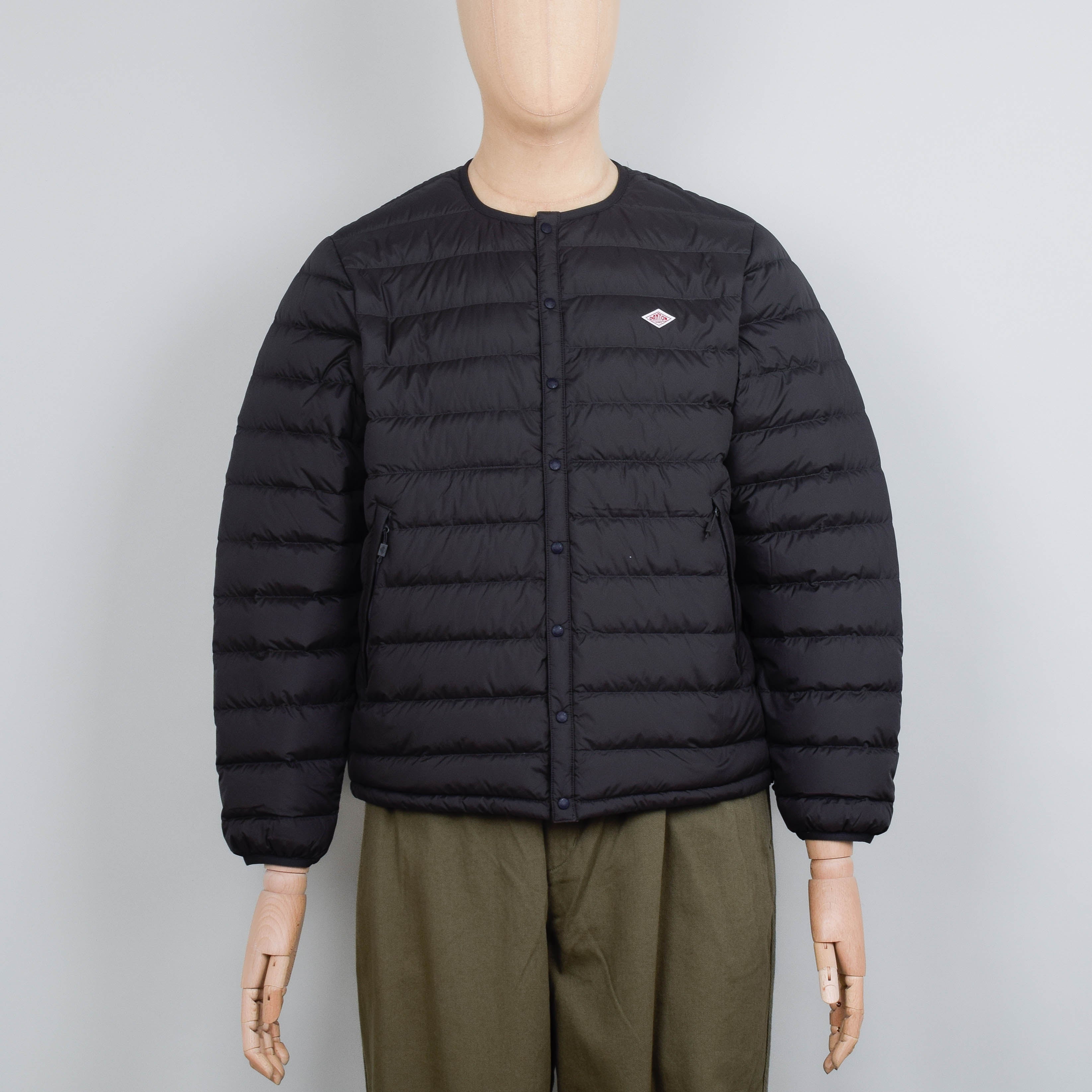 Danton - Women's Inner Down Crewneck Jacket in Light Brown