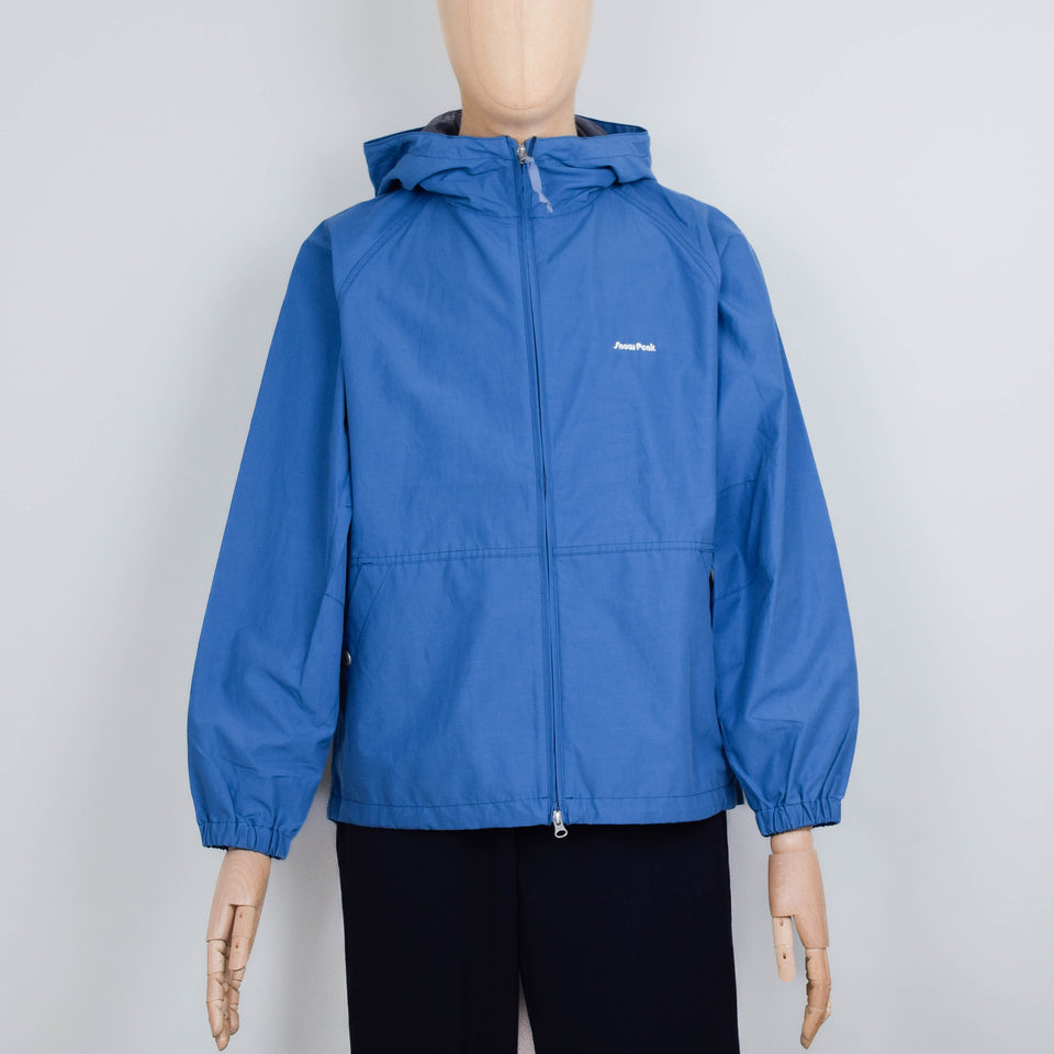 Snow Peak Light Mountain Cloth Zip Up Parka - Blue