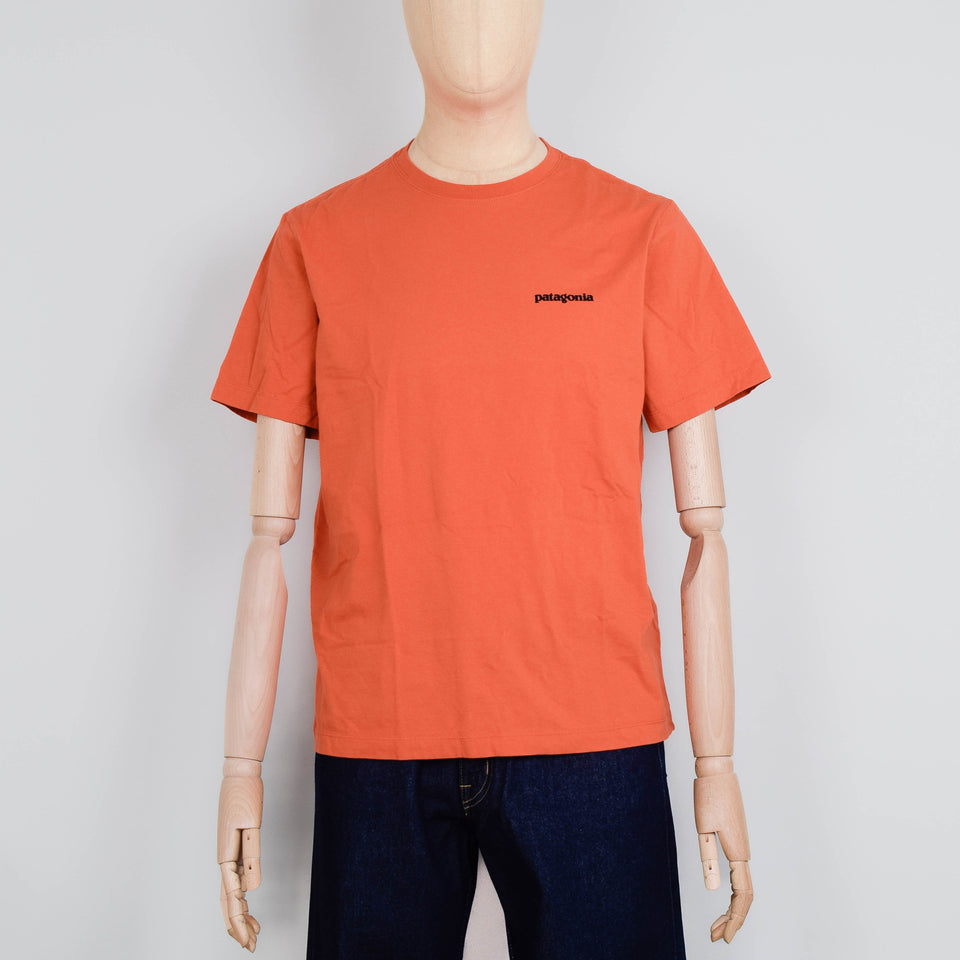 Patagonia P-6 Logo T-Shirt - Coral Orange