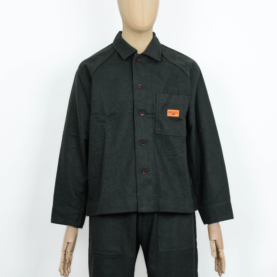 Service Works Flannel FOH Overshirt - Forest