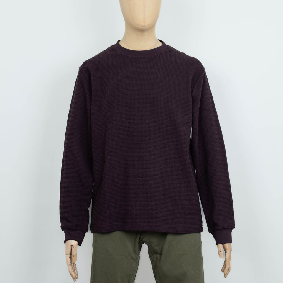 Power Goods Thermal Waffle LS Tee - Coffee