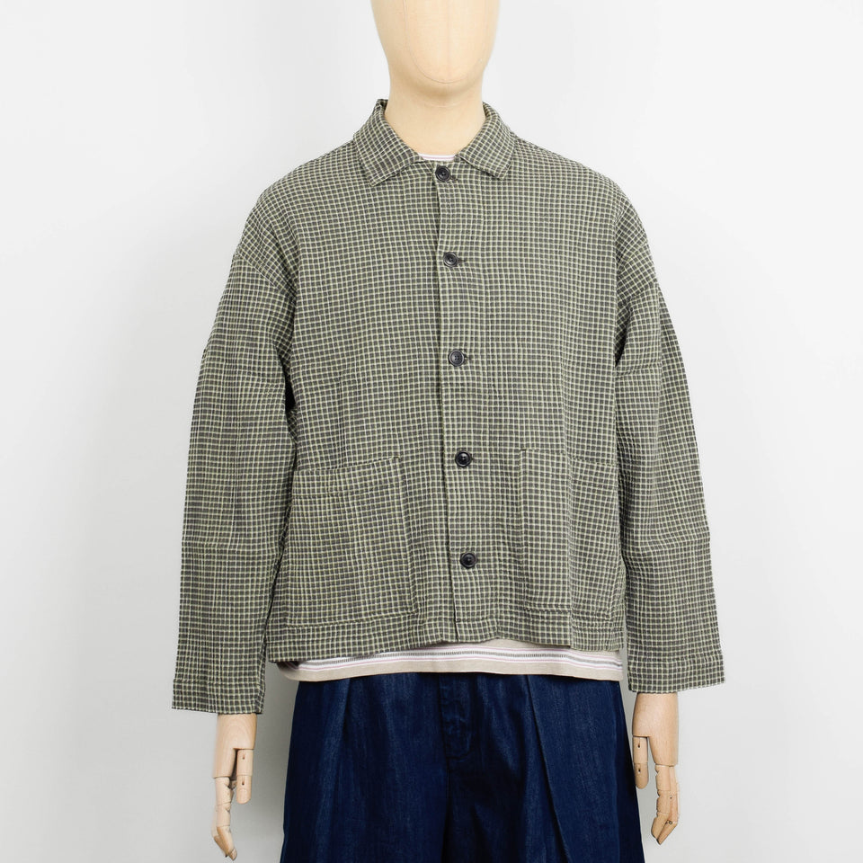 YMC PJ Overshirt - Green Multi