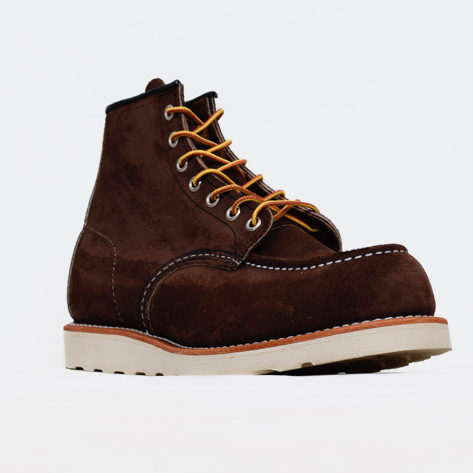 Red Wing 6" Moc Toe - Chocolate Muleskinner Roughout