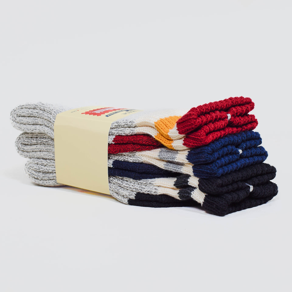 Healthknit 3 Pack - Navy / Wine / Black