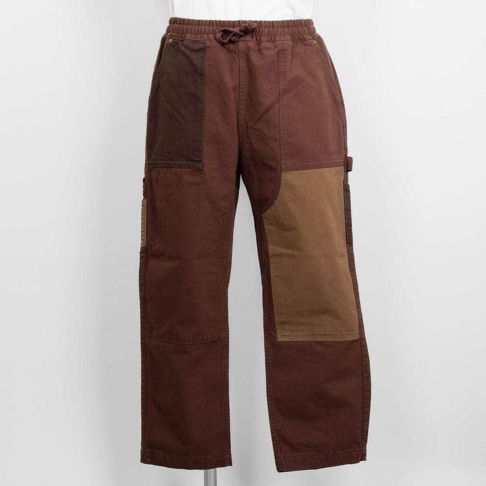 Service Works Patchwork Utility Chef Pants - Brown