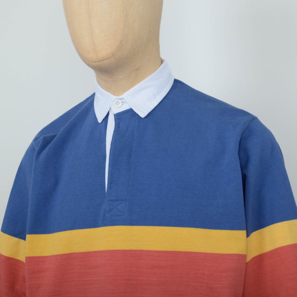 Opensider Classic Rugby Shirt - Blue Tri-Stripe