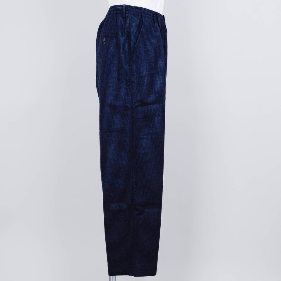 Universal Works Oxford Pant Brushed Bari - Navy