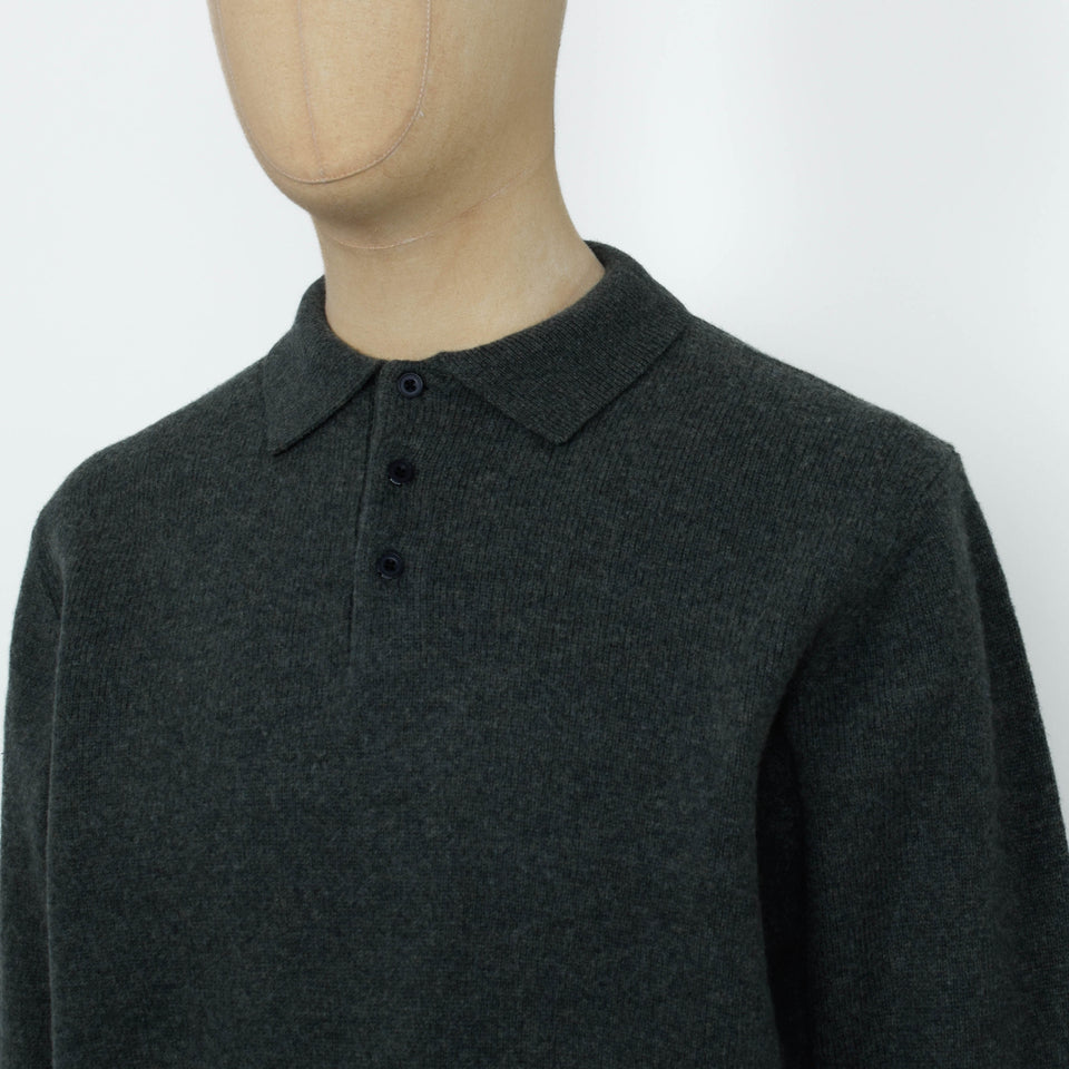 Beams Plus Knit Polo 9G - Green