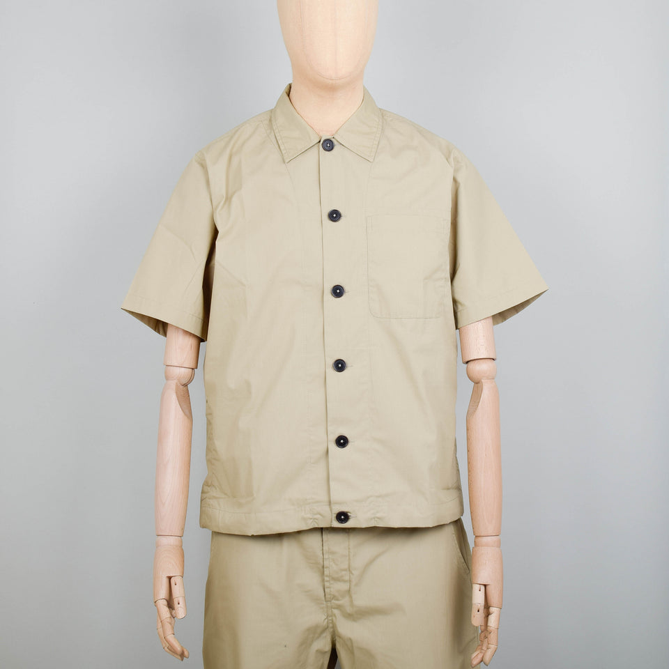 Universal Works Recycled Poly Tech Overshirt - Sand