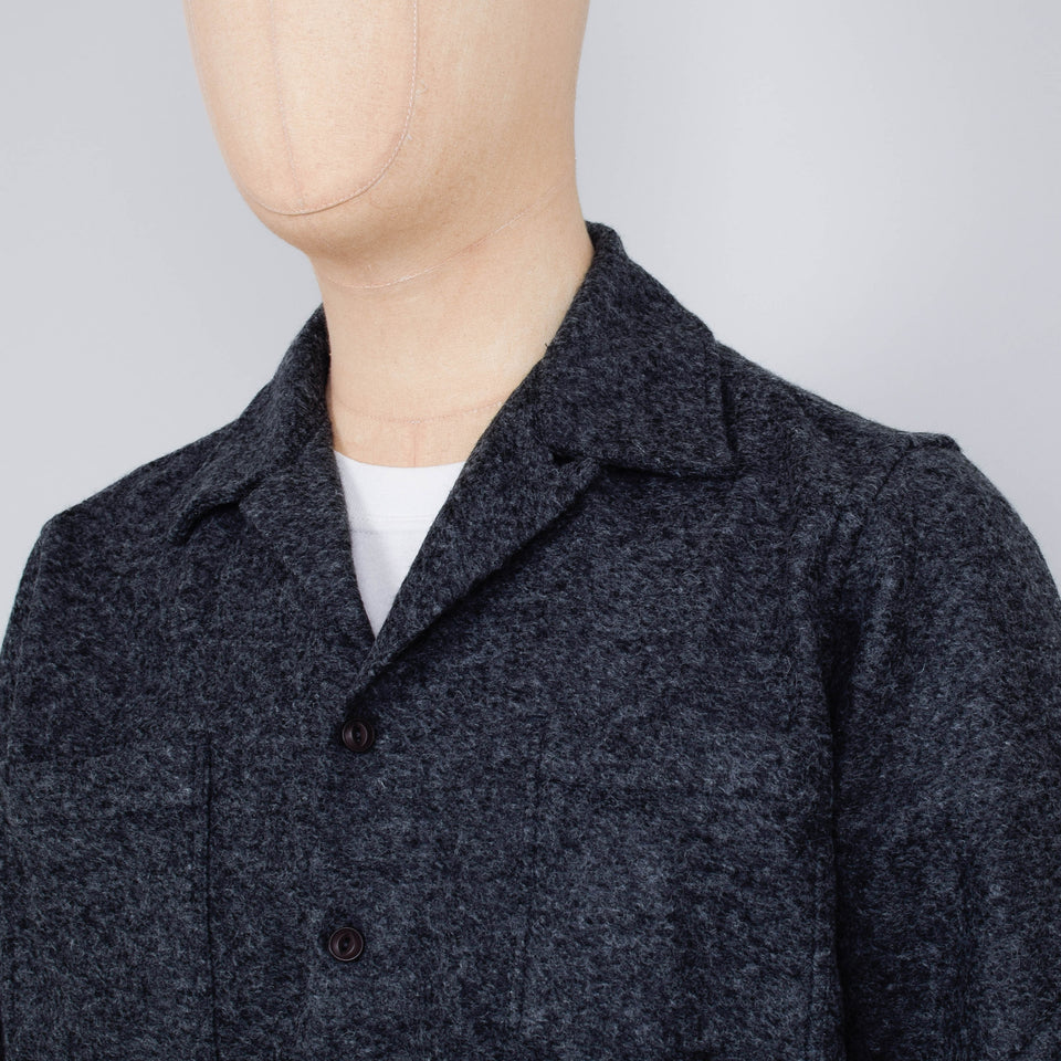 Universal Works Work Shirt Dam Marl - Grey