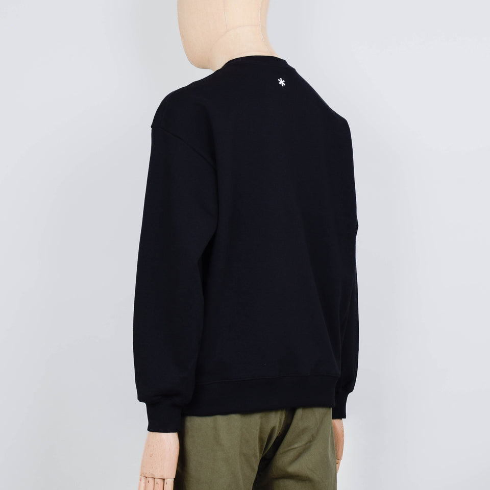 Snow Peak Standard Square Logo Pullover - Black