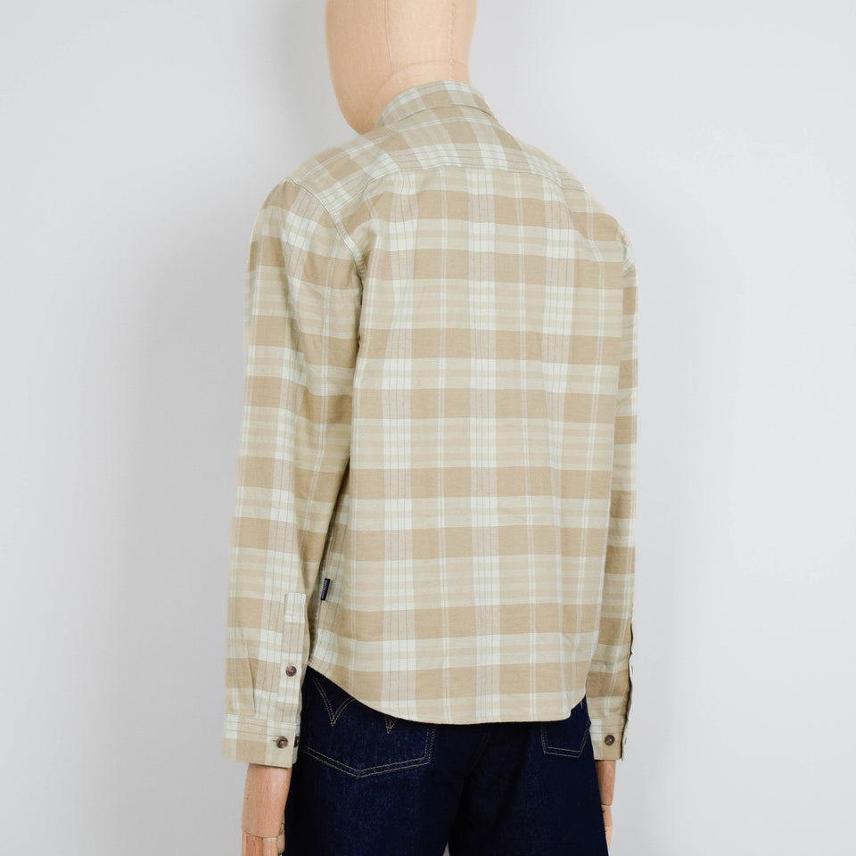 Patagonia M's L/S LW Fjord Flannel Shirt - Builder: Weathered Stone