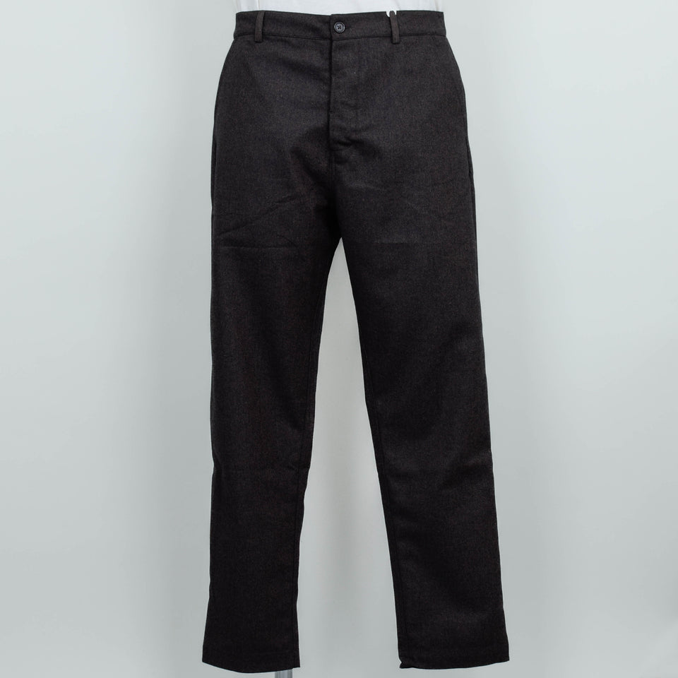Universal Works Military Chino Recycled IT Tweed - Brown