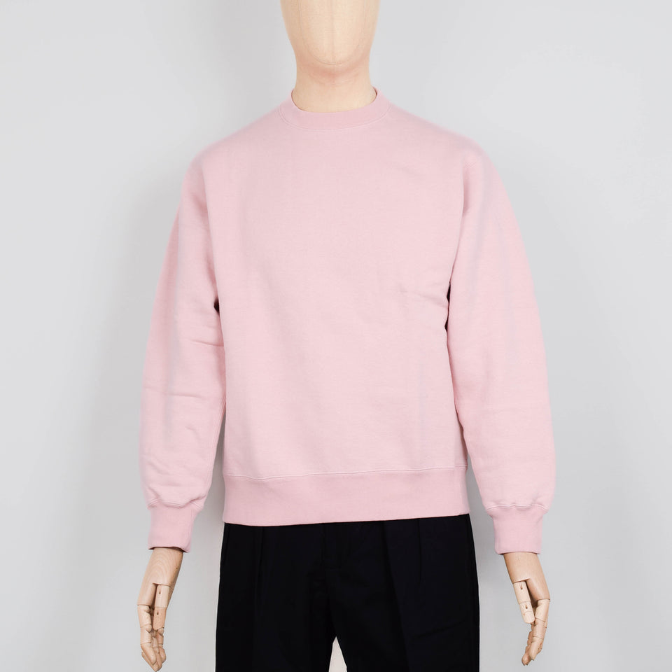 Beams Plus Sweat Crew Raised Back - Pink