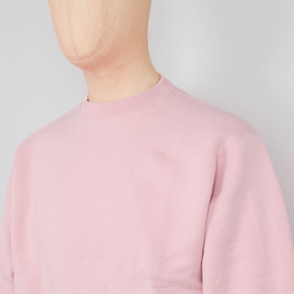 Beams Plus Sweat Crew Raised Back - Pink