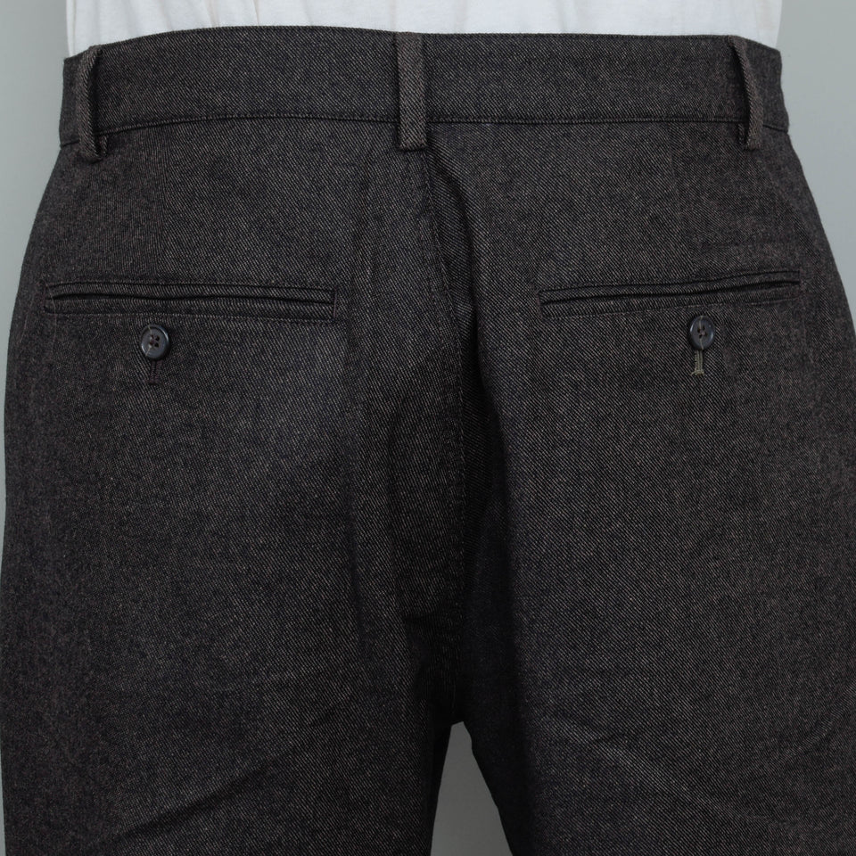 Universal Works Military Chino Recycled IT Tweed - Brown