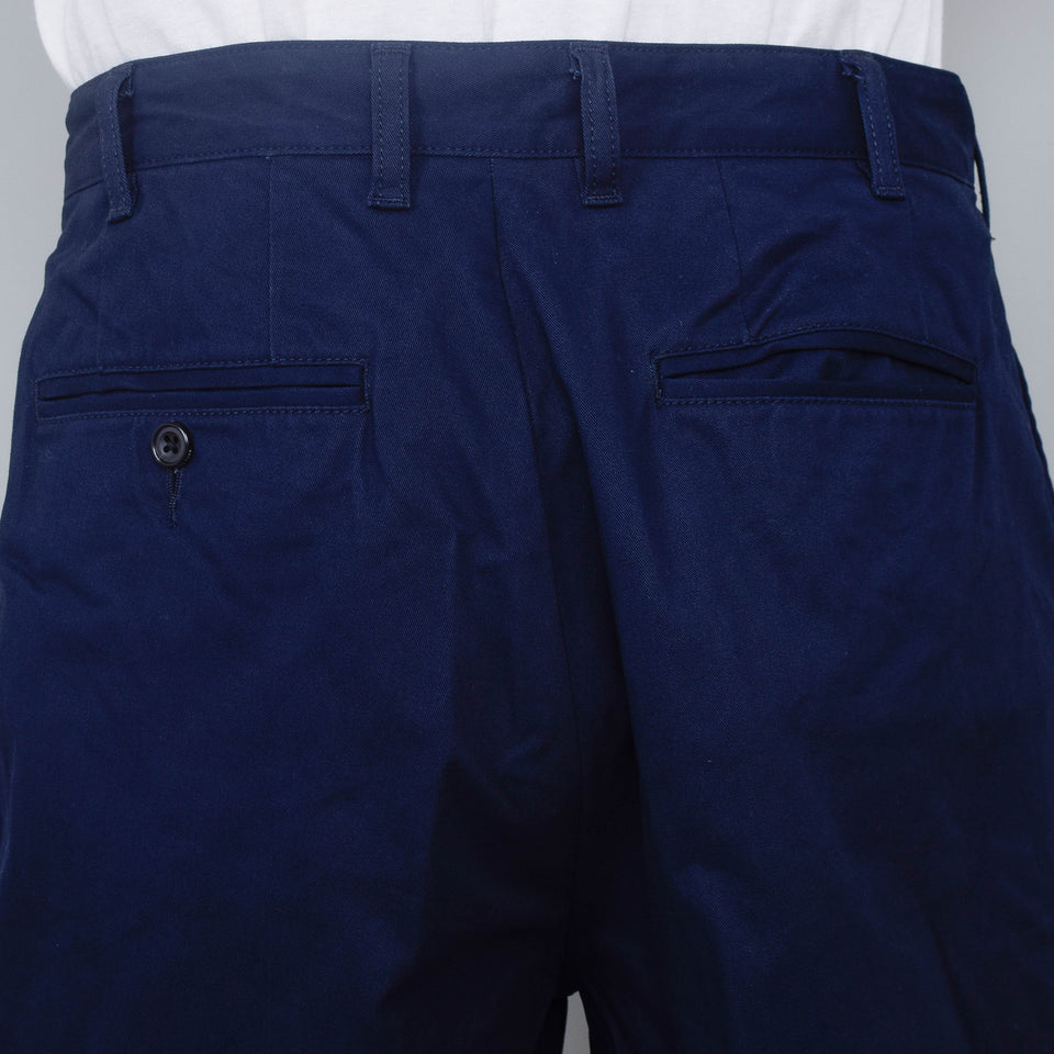 Beams Plus 2 Pleats Twill - Navy