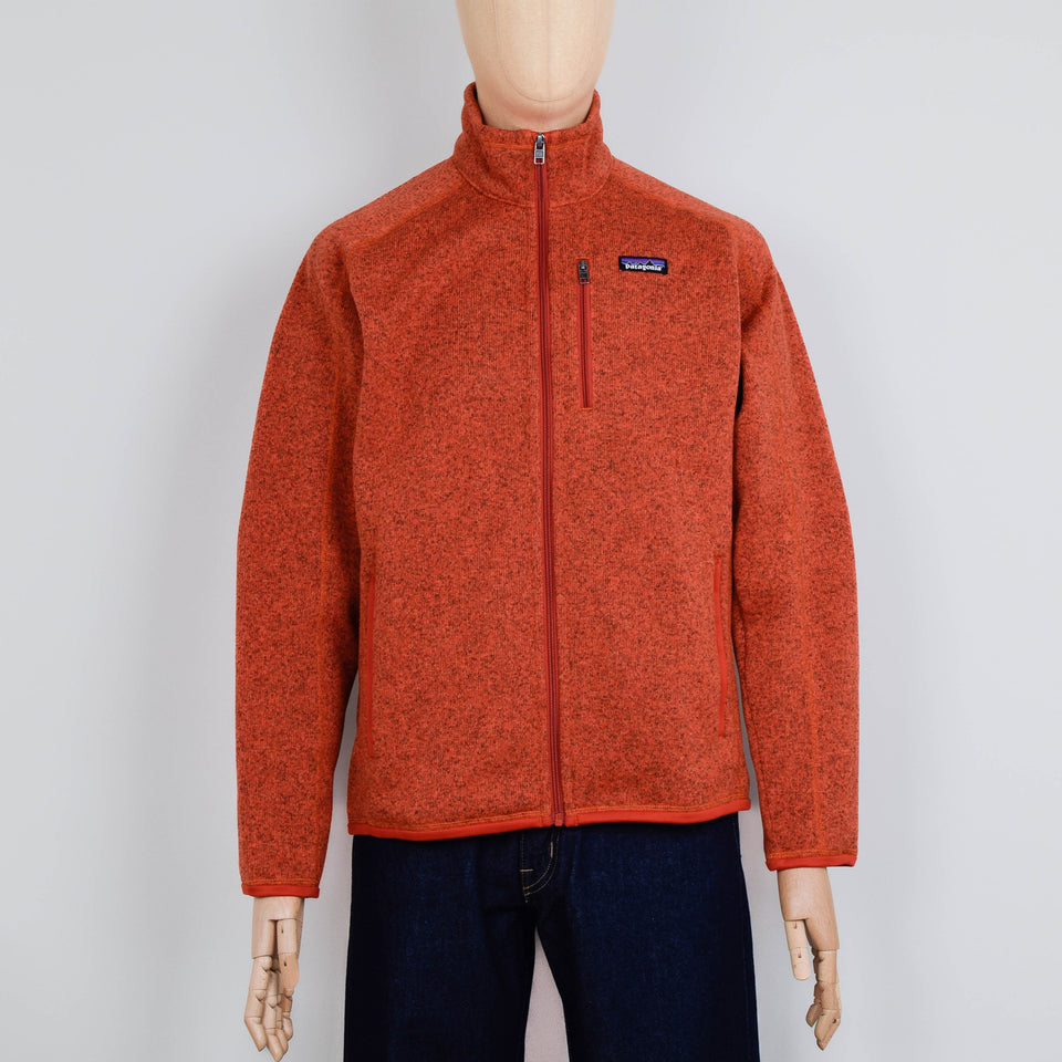 Patagonia M's Better Sweater Jacket- Coal Orange