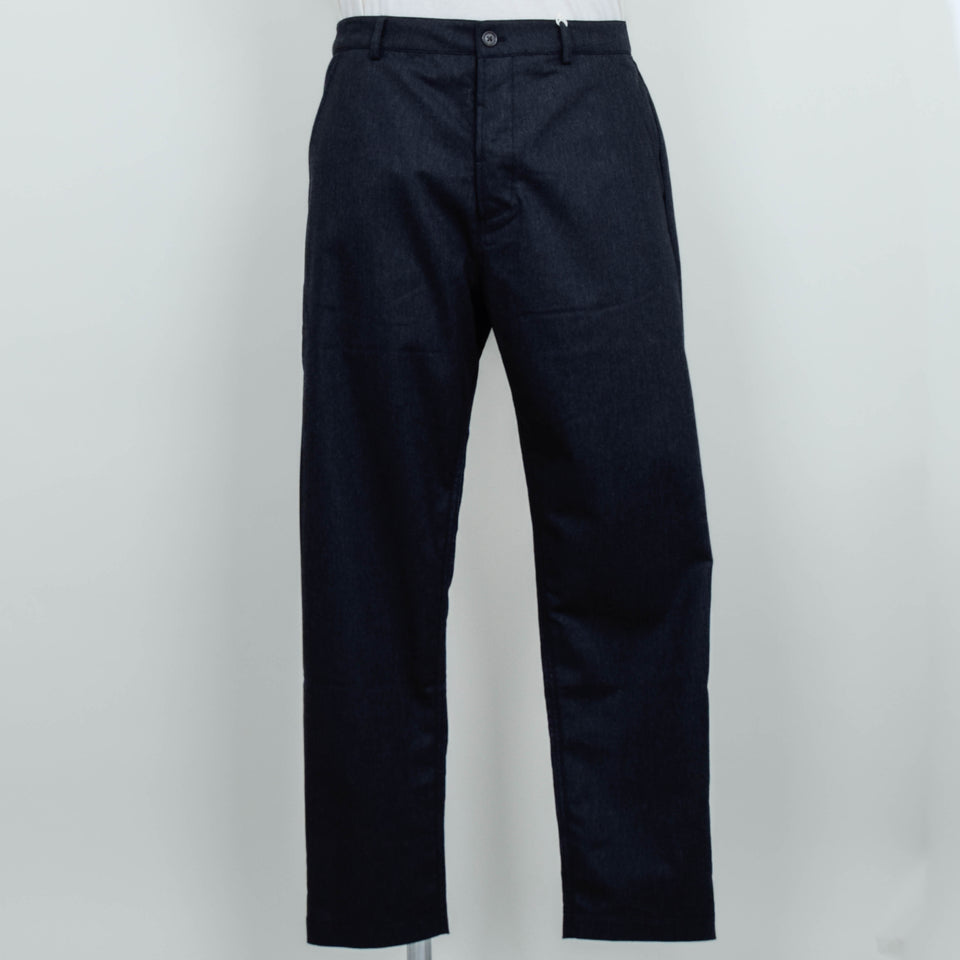 Universal Works Military Chino Recycled IT Tweed - Charcoal