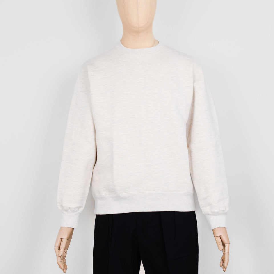 Beams Plus Sweat Crew Raised Back - Oatmeal