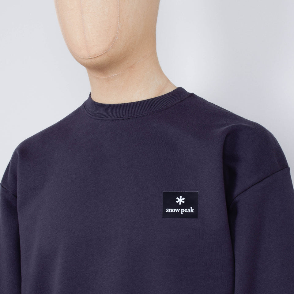 Snow Peak Standard Square Logo Pullover - Charcoal