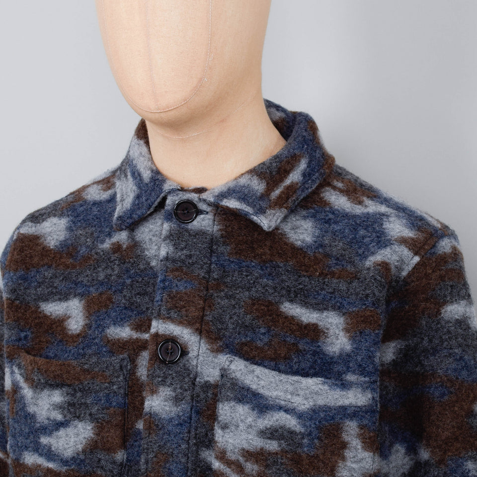 Universal Works Lumber Jacket Wool Fleece - Grey