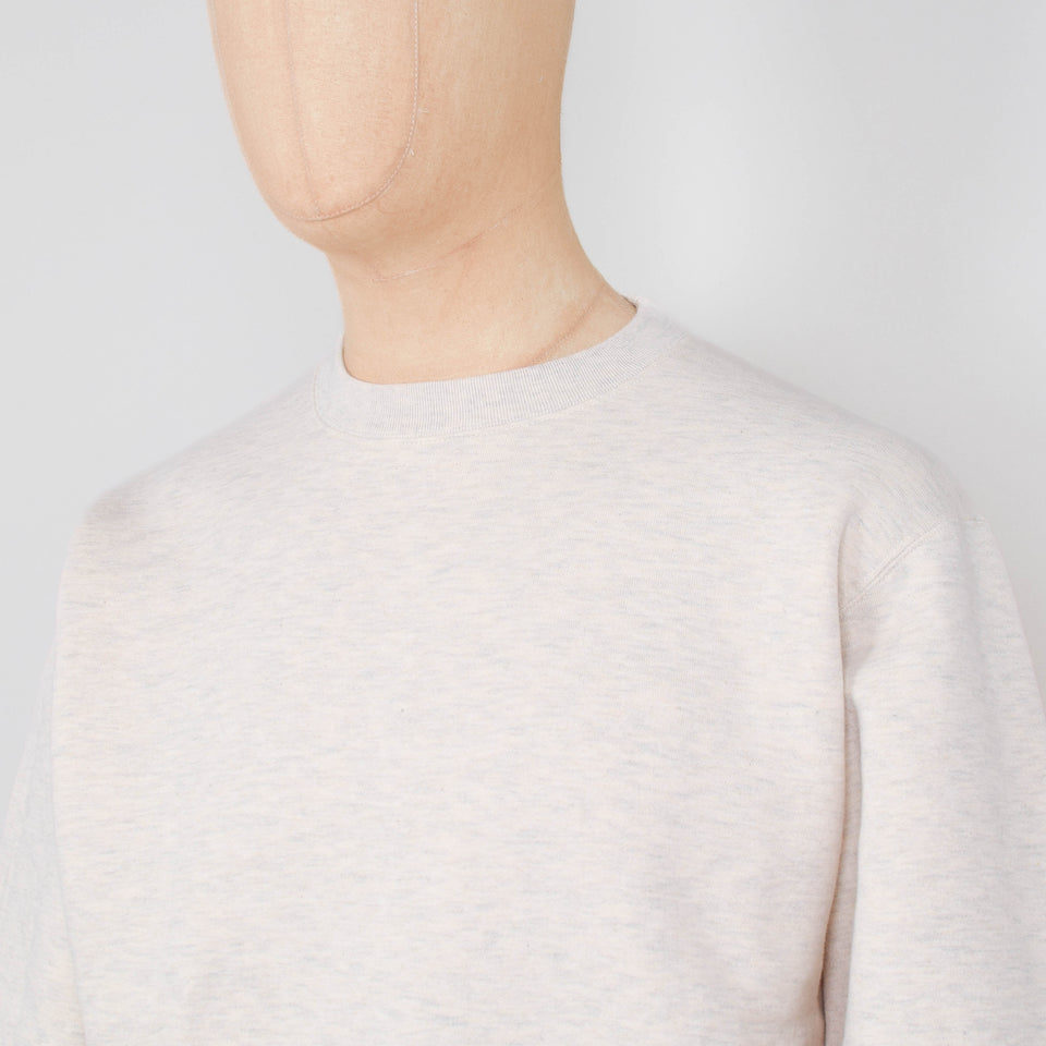 Beams Plus Sweat Crew Raised Back - Oatmeal