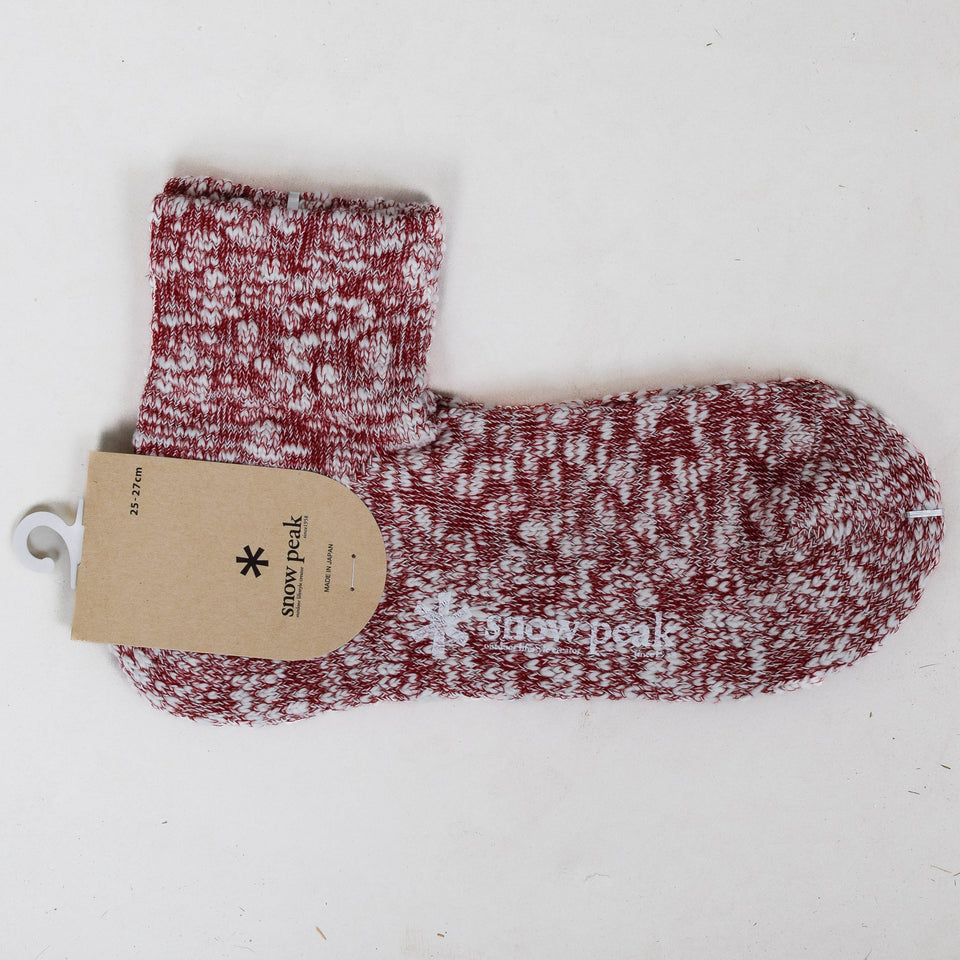 Snow Peak Garagara Socks - Red