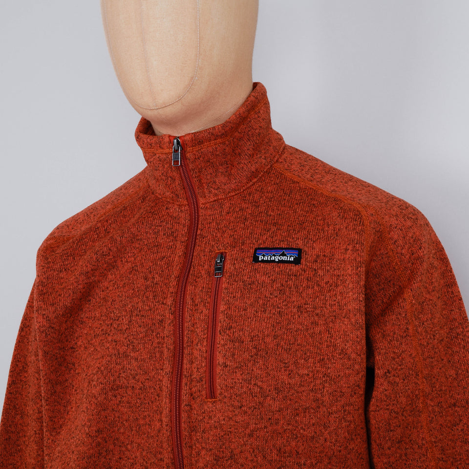 Patagonia M's Better Sweater Jacket- Coal Orange