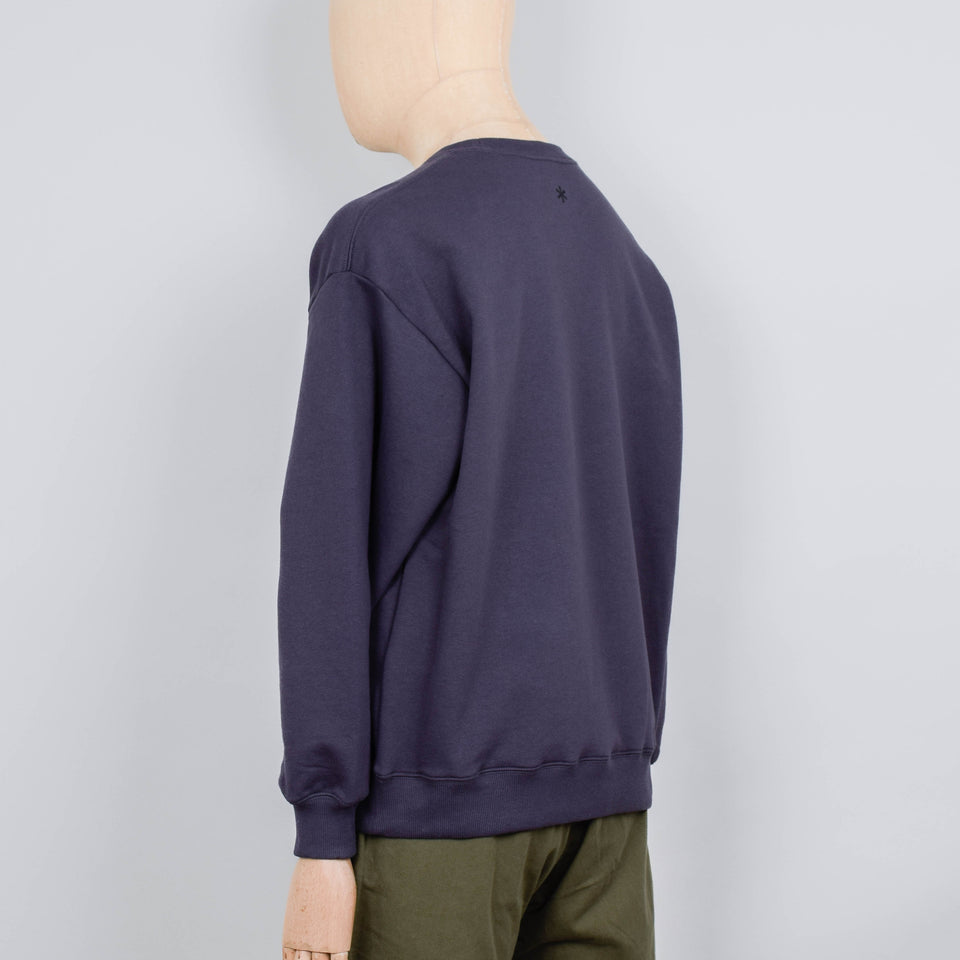 Snow Peak Standard Square Logo Pullover - Charcoal