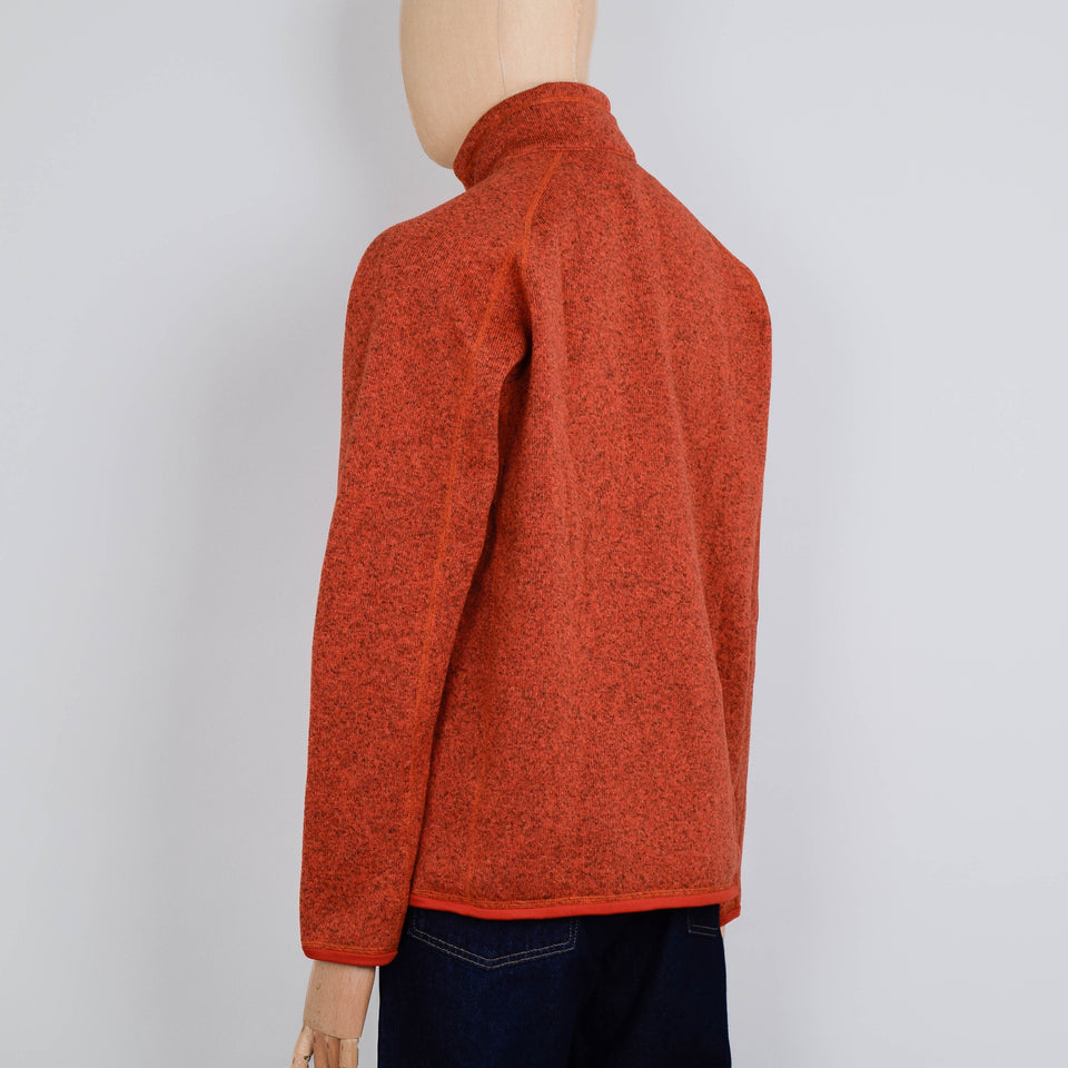 Patagonia M's Better Sweater Jacket- Coal Orange
