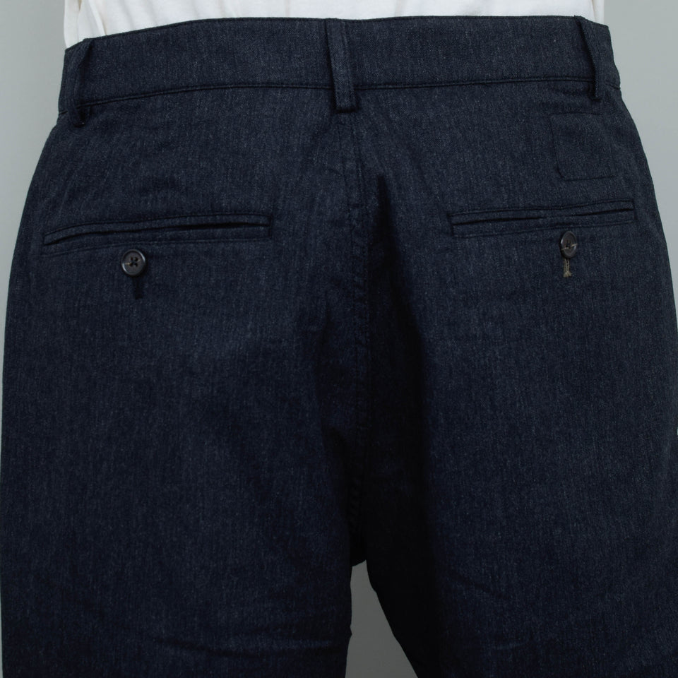 Universal Works Military Chino Recycled IT Tweed - Charcoal