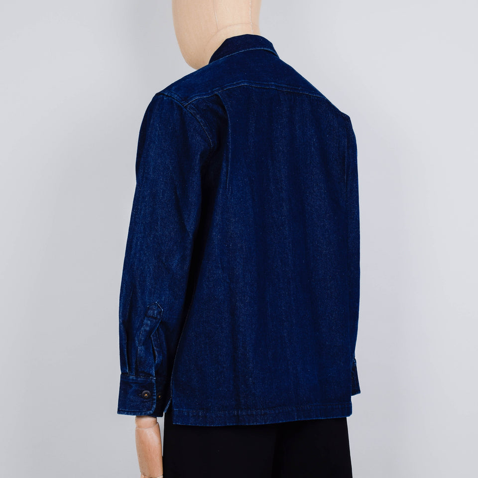 Universal Works Fatigue Shirt Work Denim - Indigo