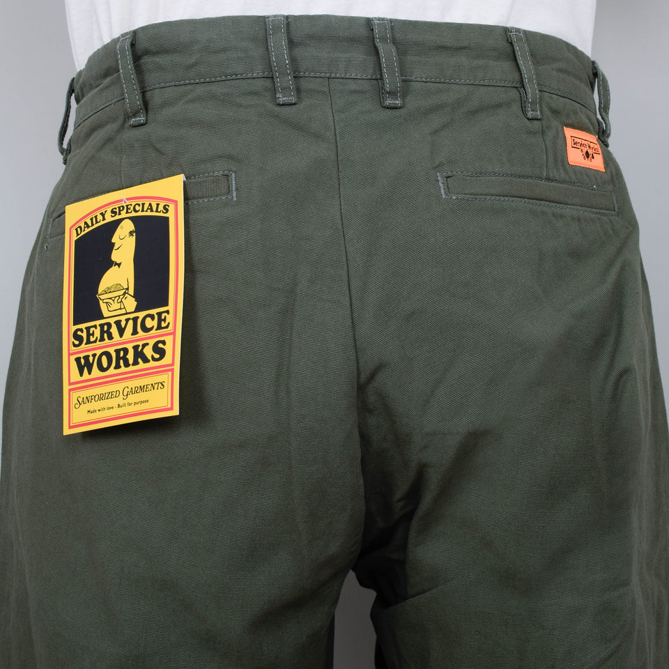 Service Works Canvas Part Timer Pant - Olive