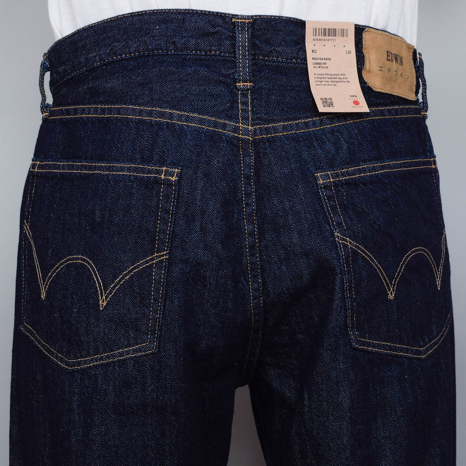 Edwin Loose Fit - Blue Rinsed 10.5oz (Red Selvage)