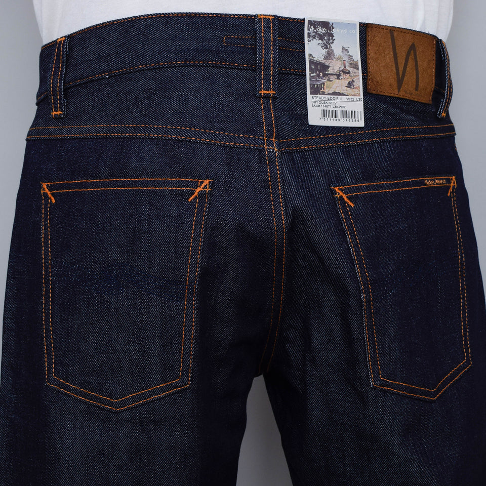 Nudie Jeans Steady Eddie II - Dry Dusk Selvage
