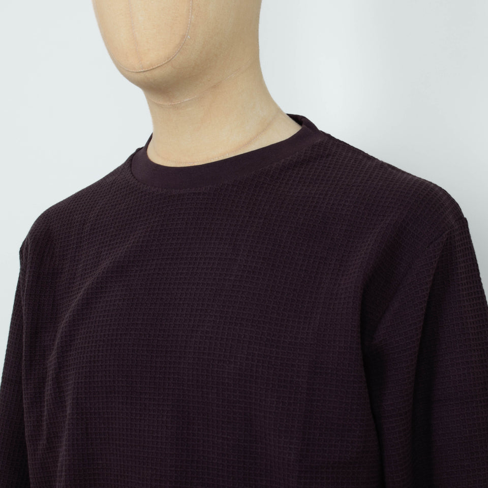 Power Goods Thermal Waffle LS Tee - Coffee