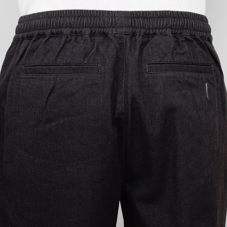 Folk Drawcord Assembly Pant - Black Twill