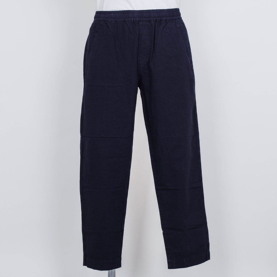 Folk Drawcord Assembly Pant - Black Cotton/Linen