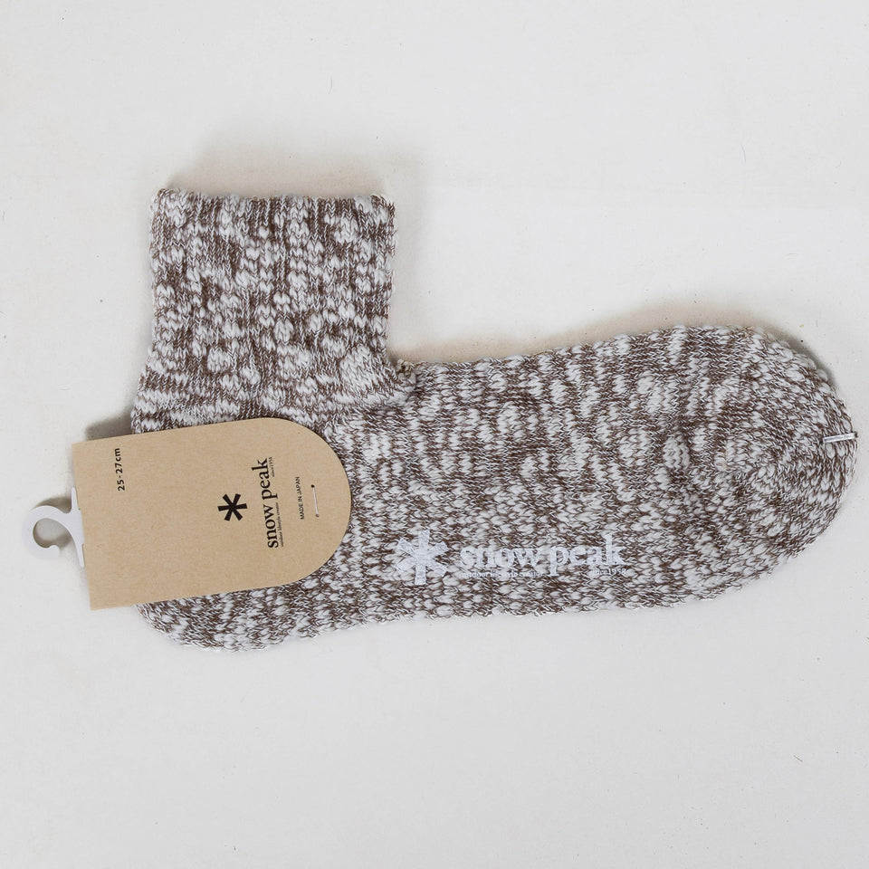 Snow Peak Garagara Socks - Brown