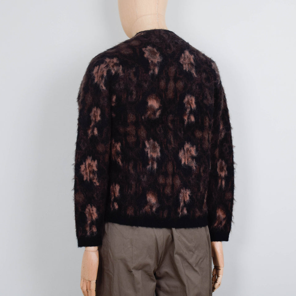 Beams Plus Cardigan Botanical - Black