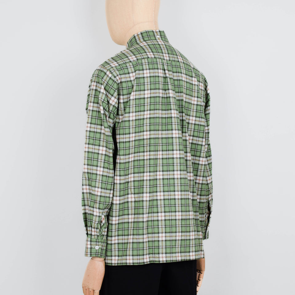 Beams Plus Open B.D. Dobby Plaid -Green