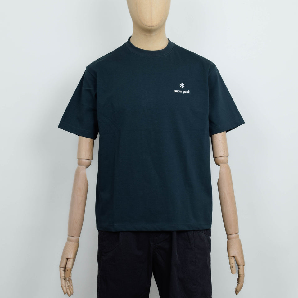 Snow Peak Standard Logo T-Shirt - Dark Green
