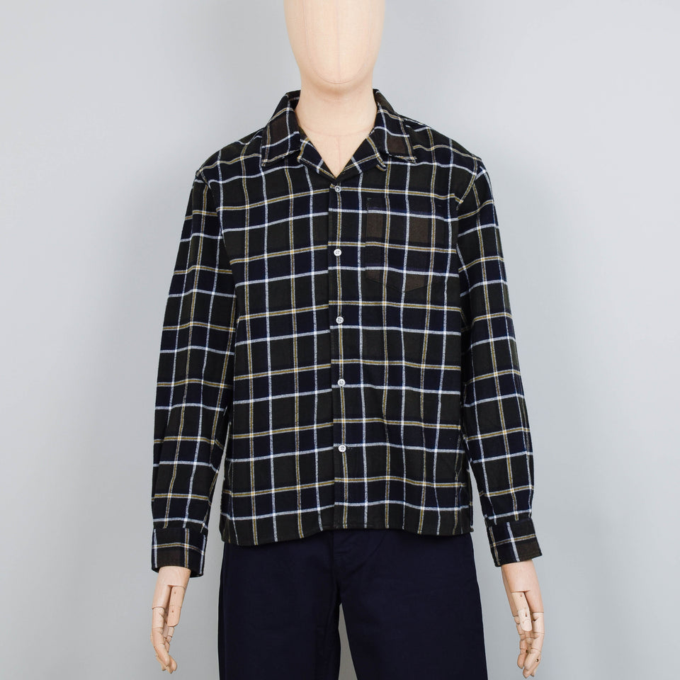 Norse Projects Carsten Flannel Check - Beech Green